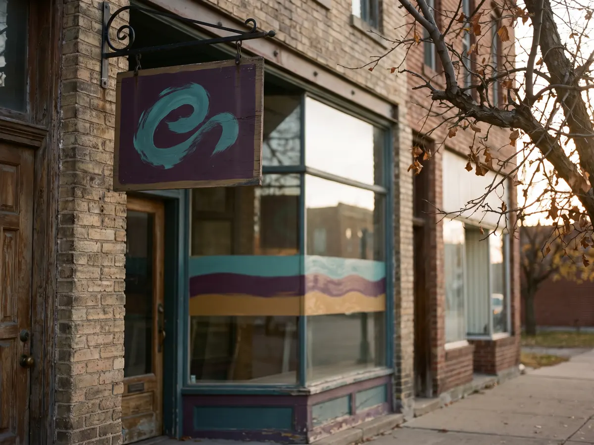 Storefront signage design